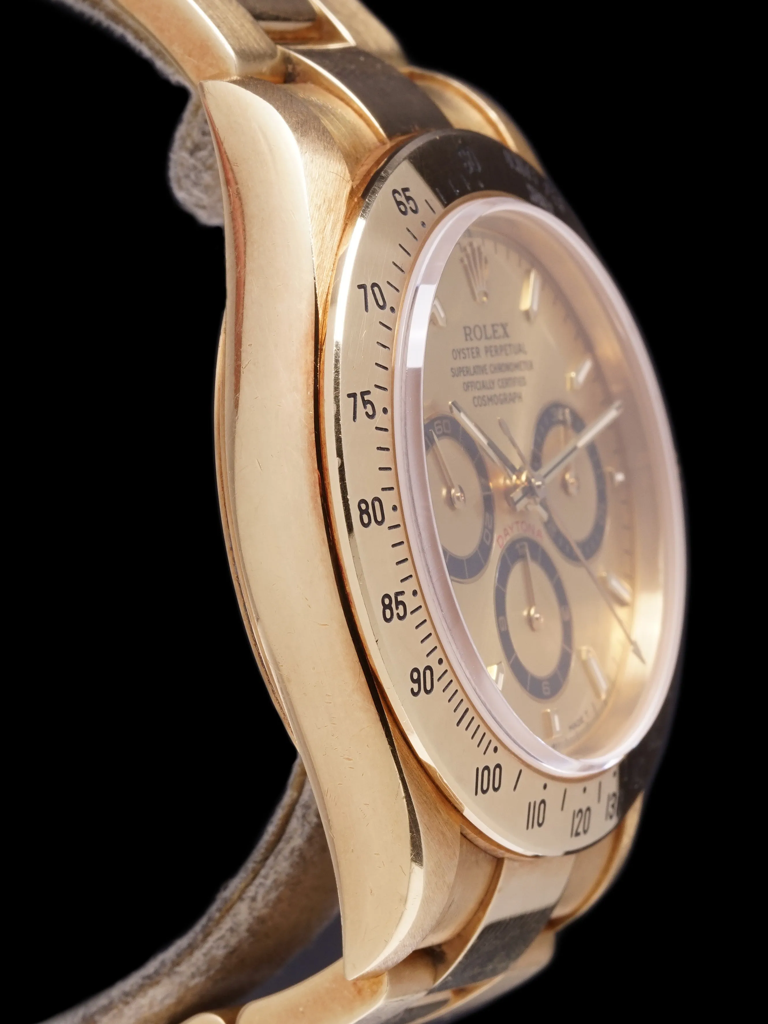 1997 Rolex Zenith Daytona (Ref. 16528) 18k YG Unpolished Box and Papers