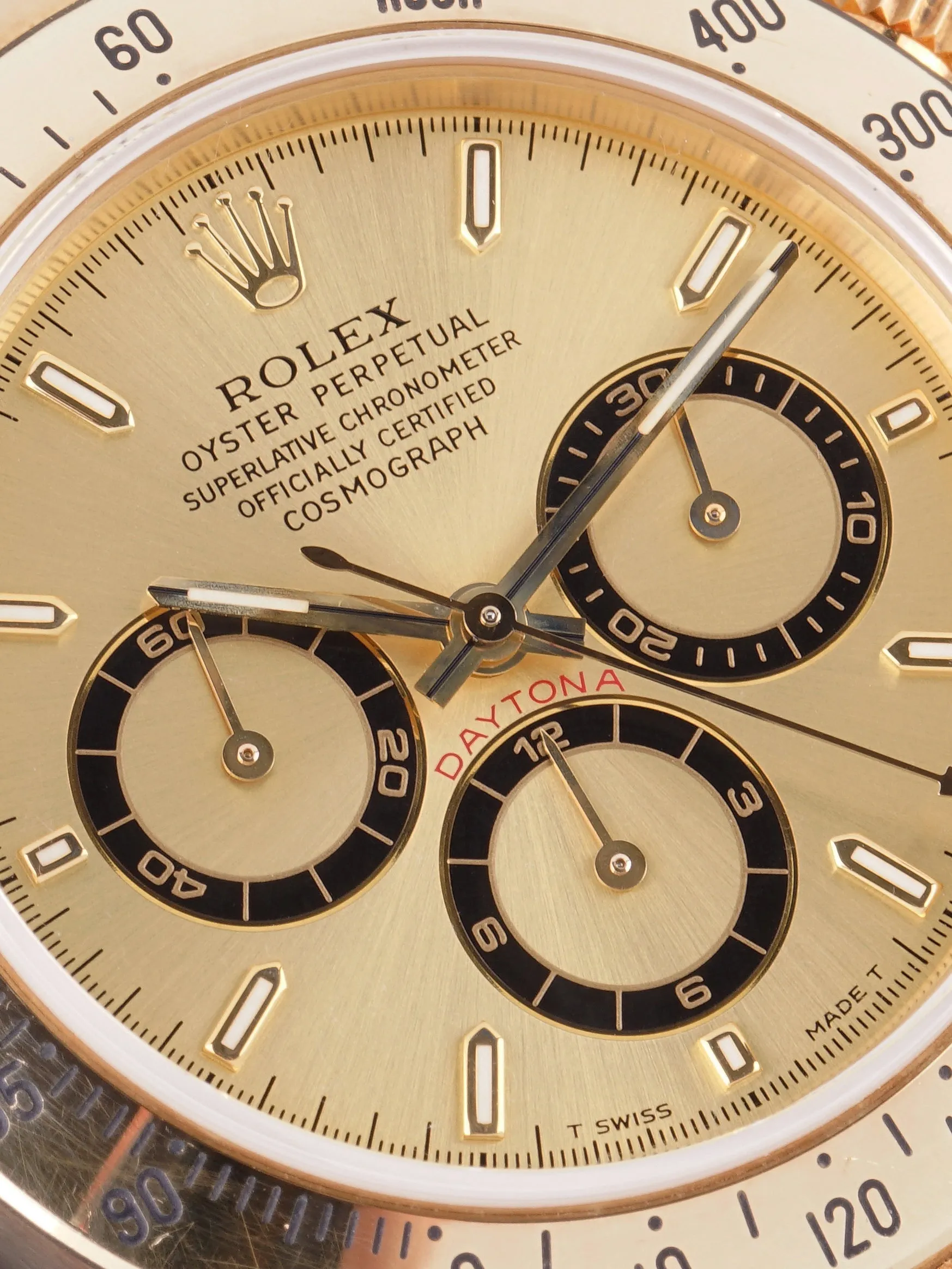 1997 Rolex Zenith Daytona (Ref. 16528) 18k YG Unpolished Box and Papers