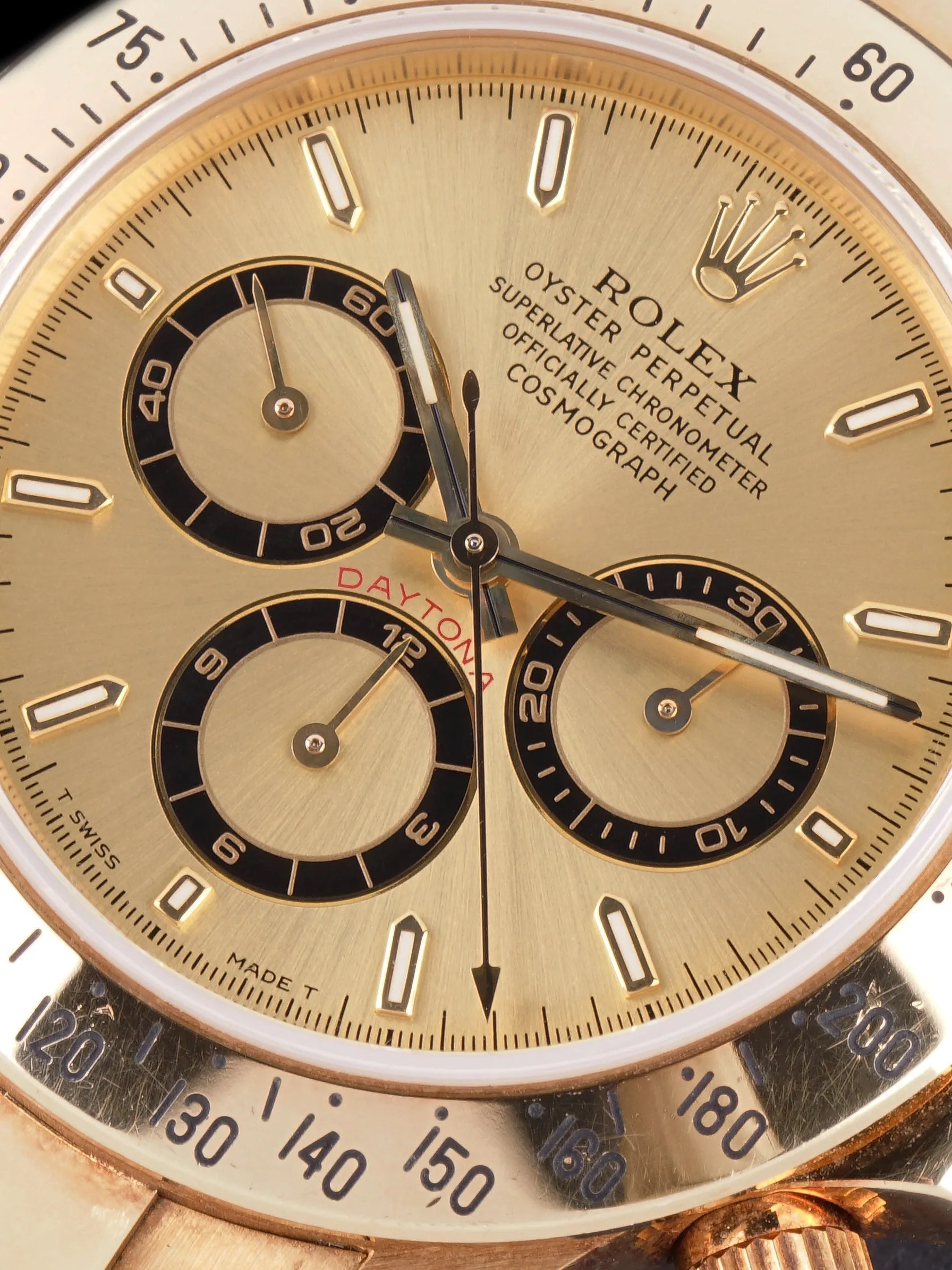 1997 Rolex Zenith Daytona (Ref. 16528) 18k YG Unpolished Box and Papers