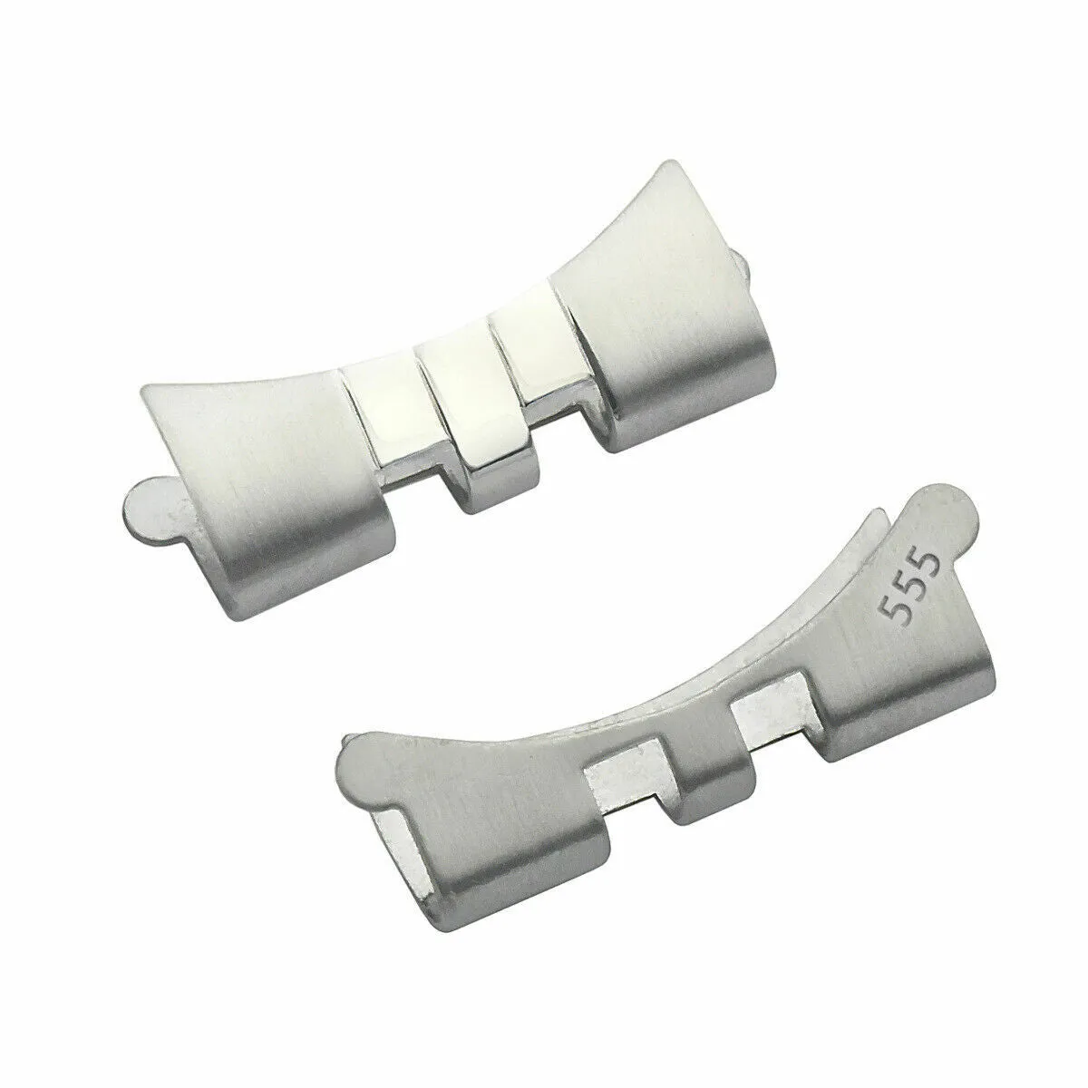 2-555 END PIECE LINK FOR 65210H JUBILEE BAND 16030 ROLEX GMT 16710 20MM FAT S/BAR