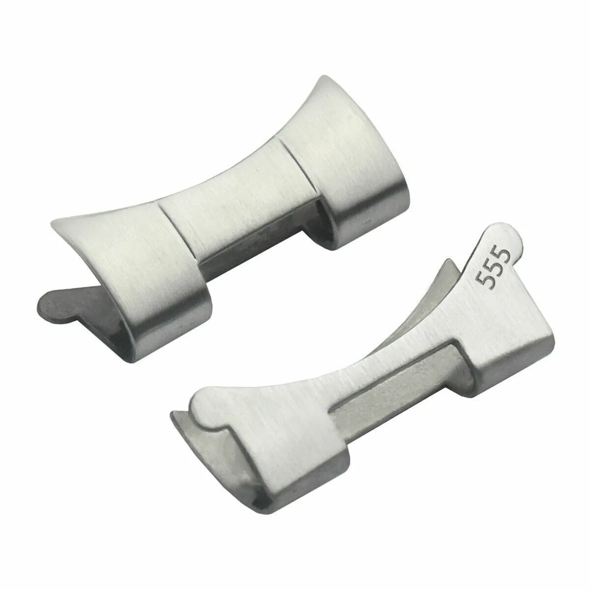 20MM END PIECE LINK FOR ROLEX MENS 555 OYSTER WATCH BAND SATIN FINISH S/STEEL