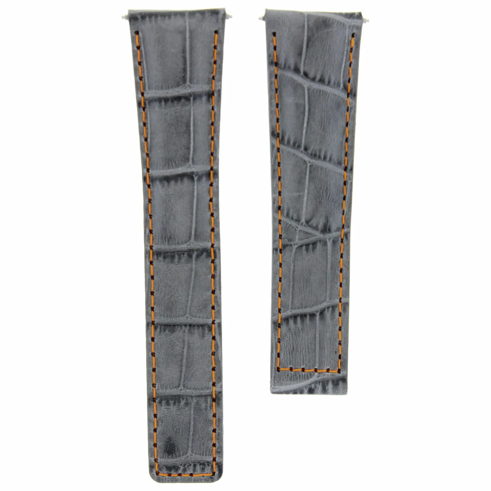 22MM LEATHER WATCH BAND STRAP FOR TAG HEUER CARRERA MONACO CALIBRE 11 16 GREY OS