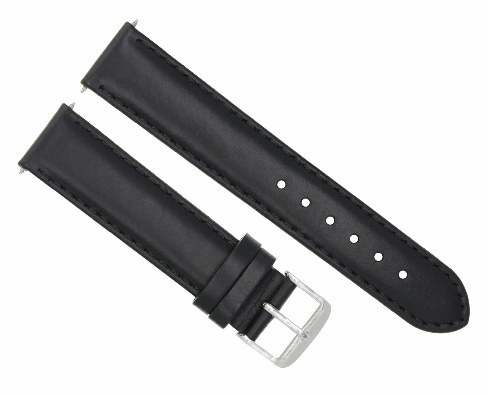 26MM LEATHER WATCH STRAP BAND FOR PAM 47MM PANERAI RADIOMIR MARINA GMT BLACK
