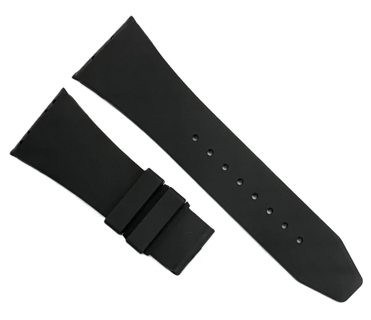 28mm Black Rubber Watch Band for Givenchy Watches