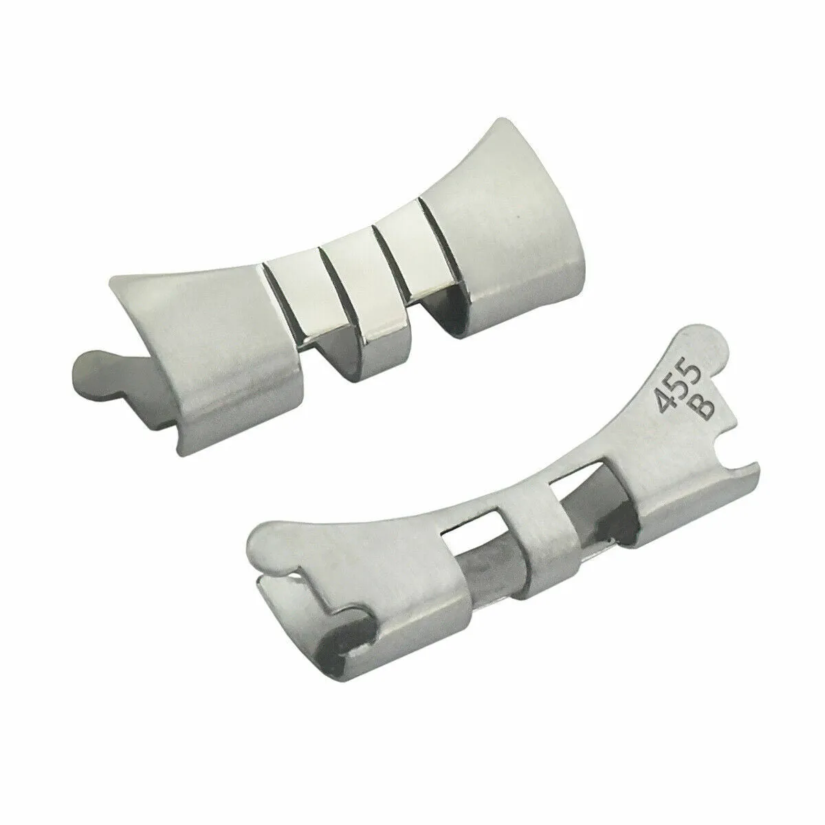 3 SET END LINK PIECE FOR JUBILEE WATCH BAND 34MM ROLEX 19MM DATE STAINLESS STEEL