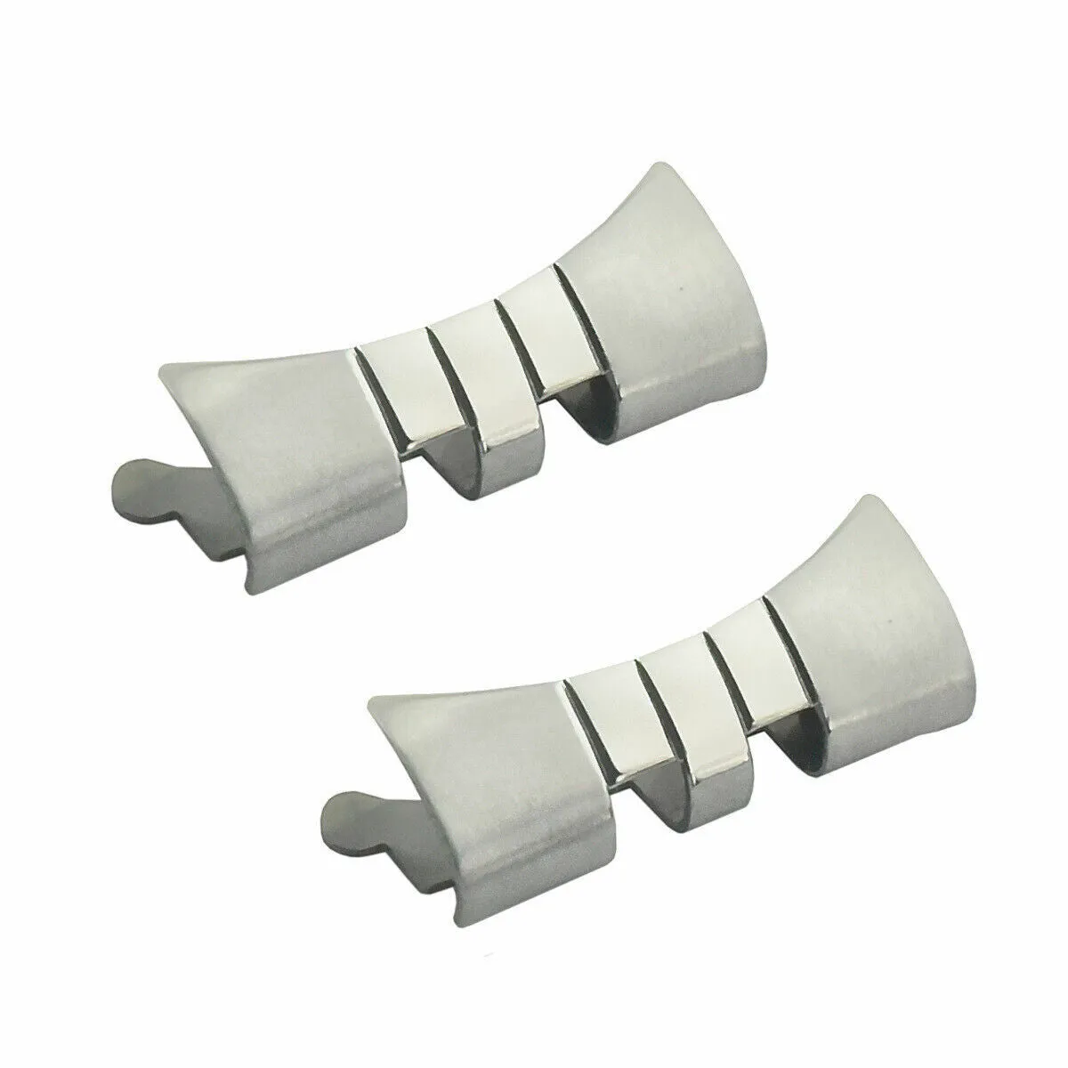 3 SET END LINK PIECE FOR JUBILEE WATCH BAND 34MM ROLEX 19MM DATE STAINLESS STEEL