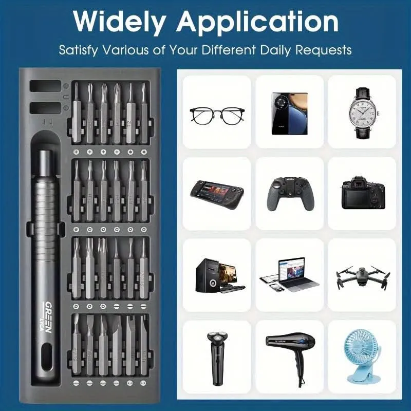 51-in-1 Precision Screwdriver Set with Magnetic Bits