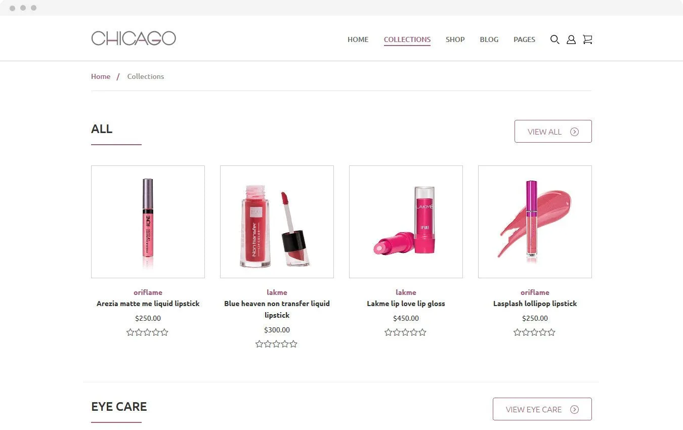 Accessories Store Chicago Shopify Theme