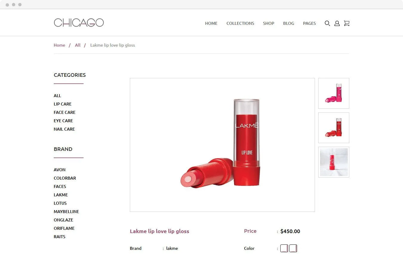 Accessories Store Chicago Shopify Theme