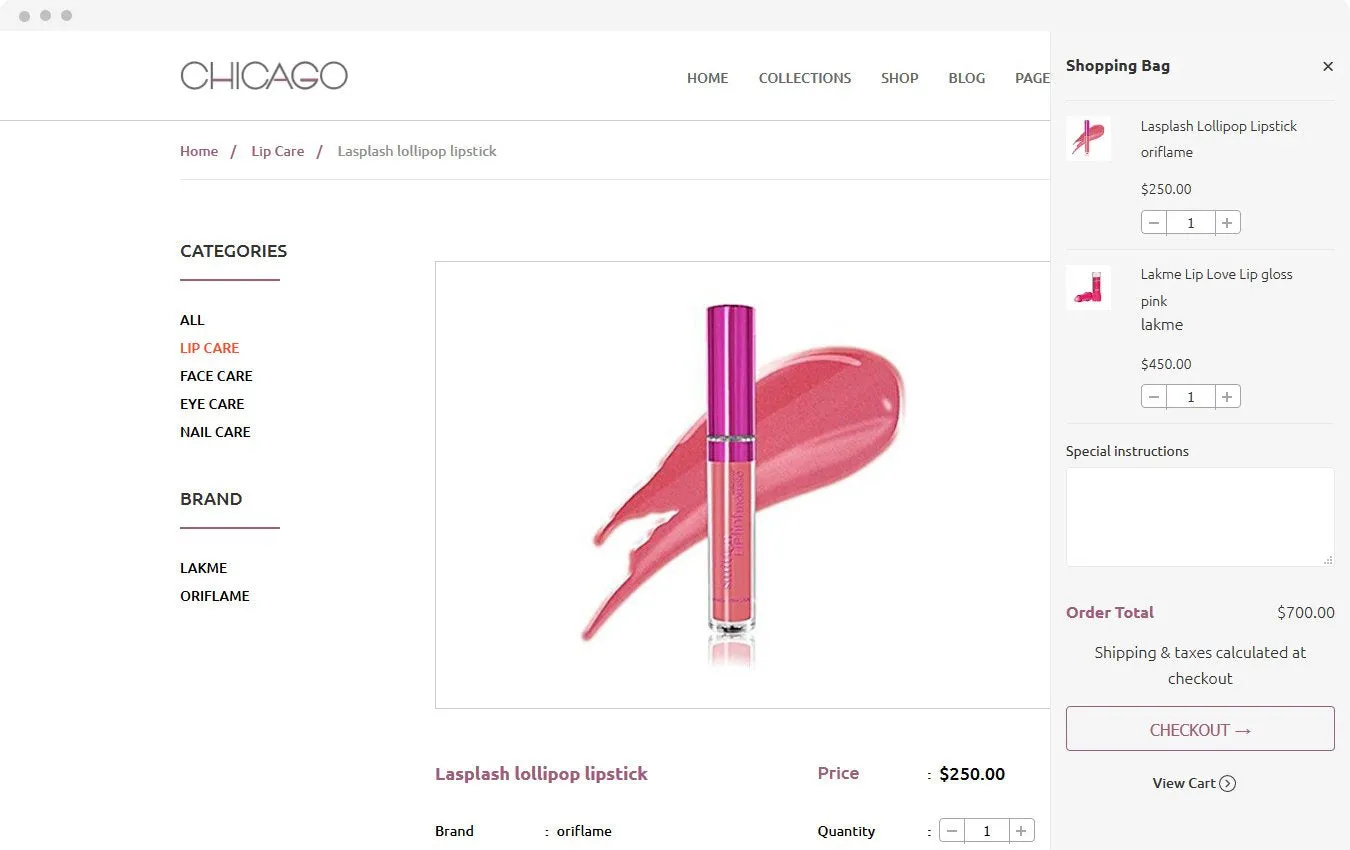 Accessories Store Chicago Shopify Theme