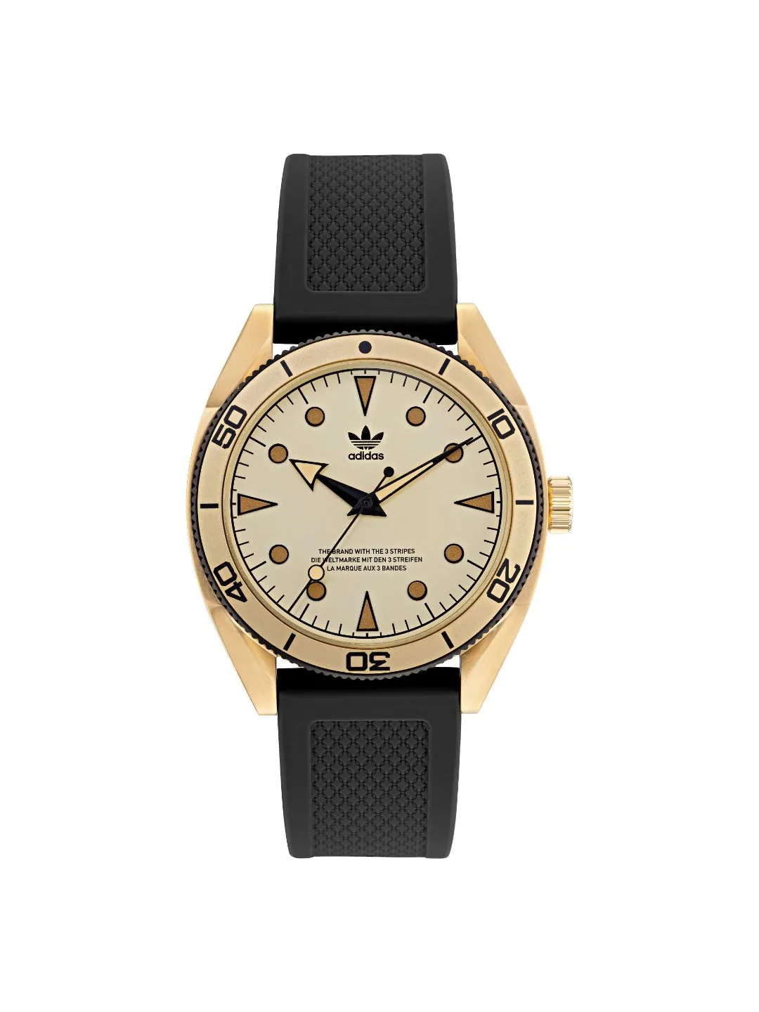 Adidas Originals Gold Dial Unisex Watch - AOFH22002