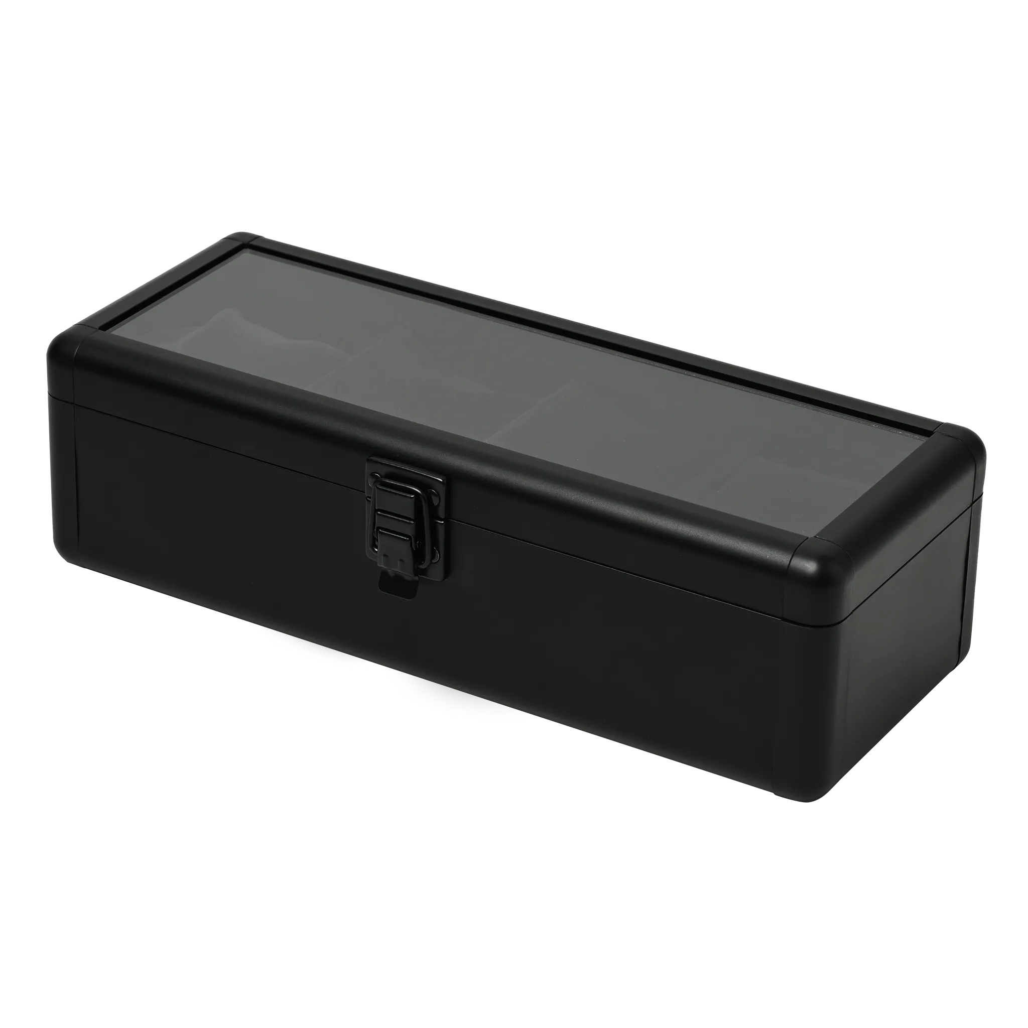 Aluminum watch case for 4 watches, 4 watch collection cases, aluminum, 1 piece ES-SE54025AL