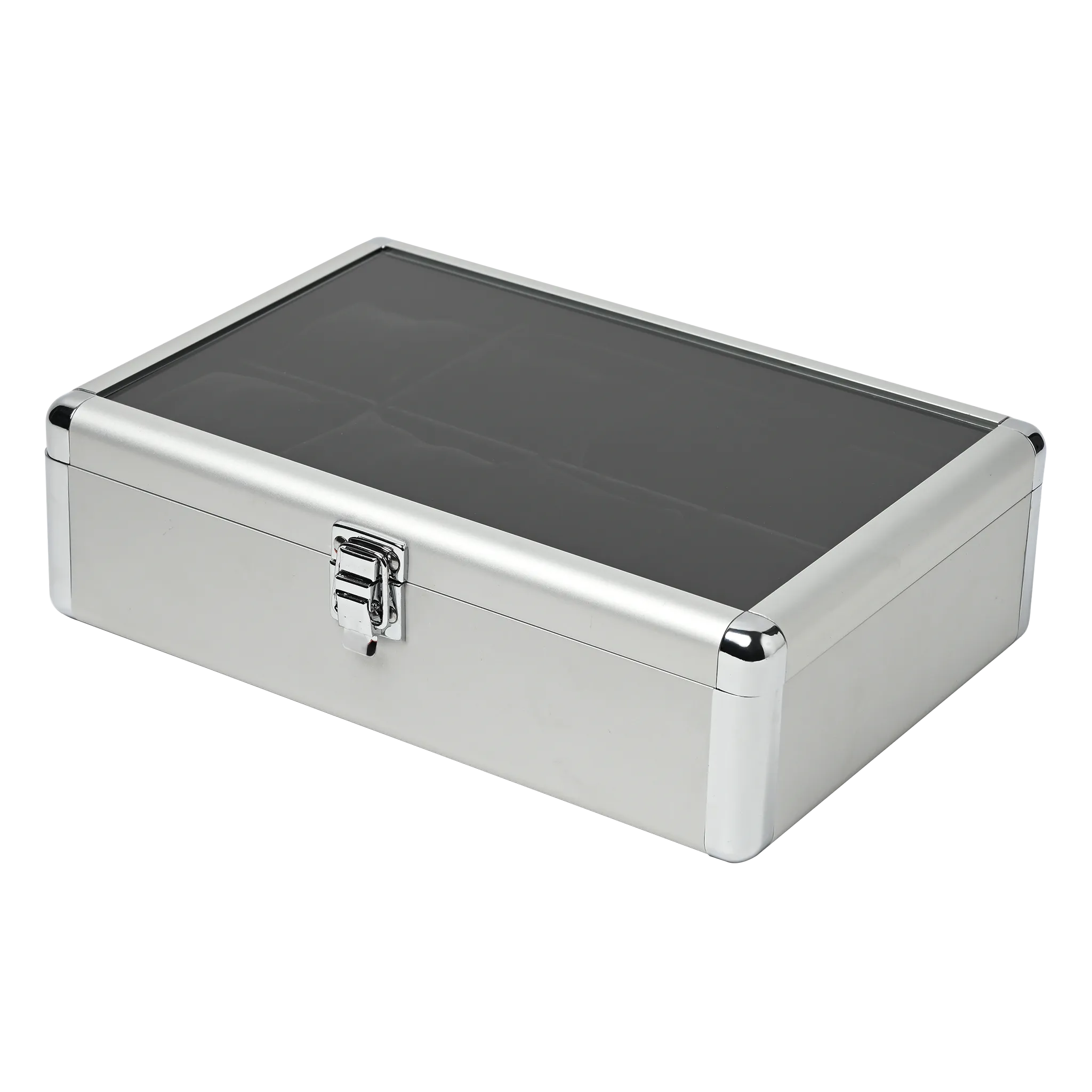 Aluminum watch case for 8 watches, 8 watch collection case, made of aluminum, 1 piece ES-SE54030AL