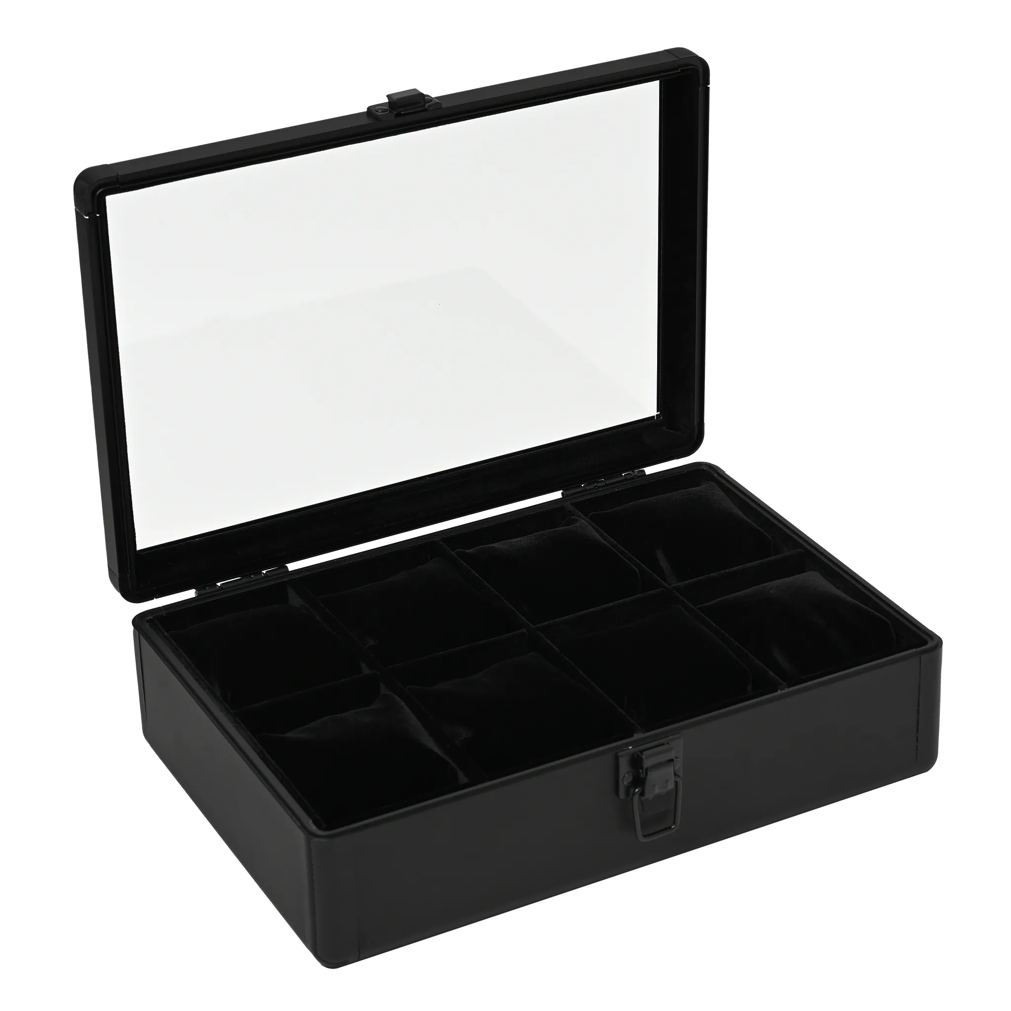 Aluminum watch case for 8 watches, 8 watch collection case, made of aluminum, 1 piece ES-SE54030AL