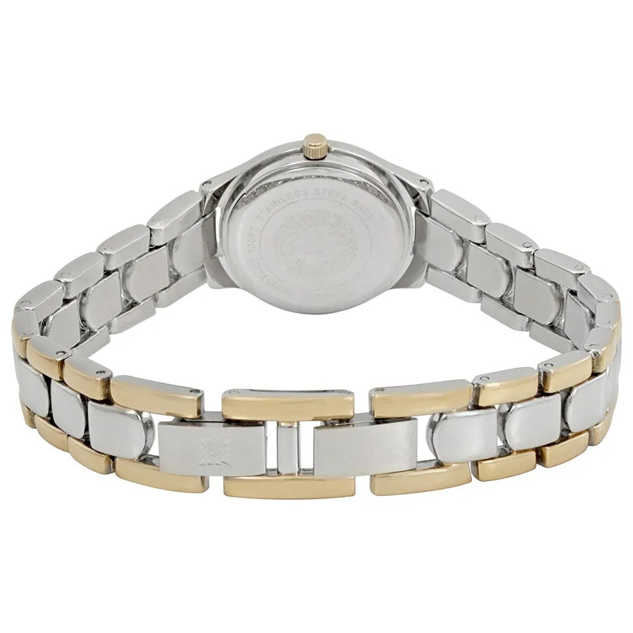 Anne Klein Silver Dial Two-tone Ladies Watch 10-6777SVTT
