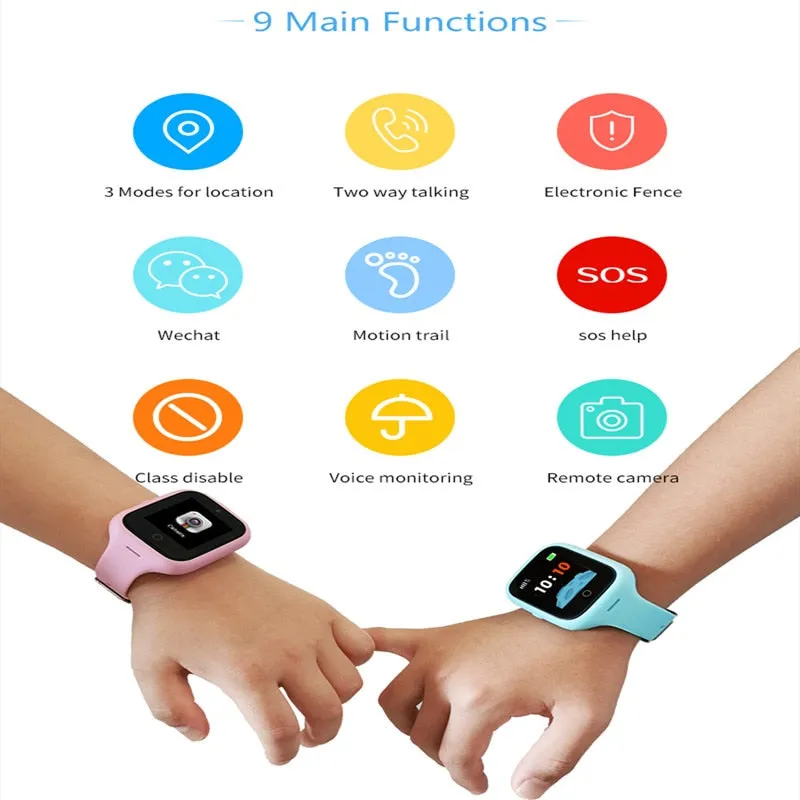Anti-Lost Child Tracking Watch with SOS, Smart Monitoring & Positioning for IOS and Android Phones