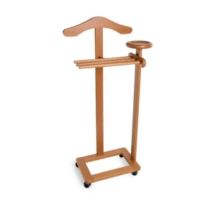 Antimo Clothes Valet Stand Cherry