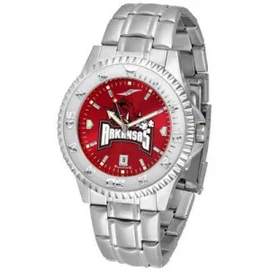 Arkansas Razorbacks Competitor AnoChrome - Steel Band Watch