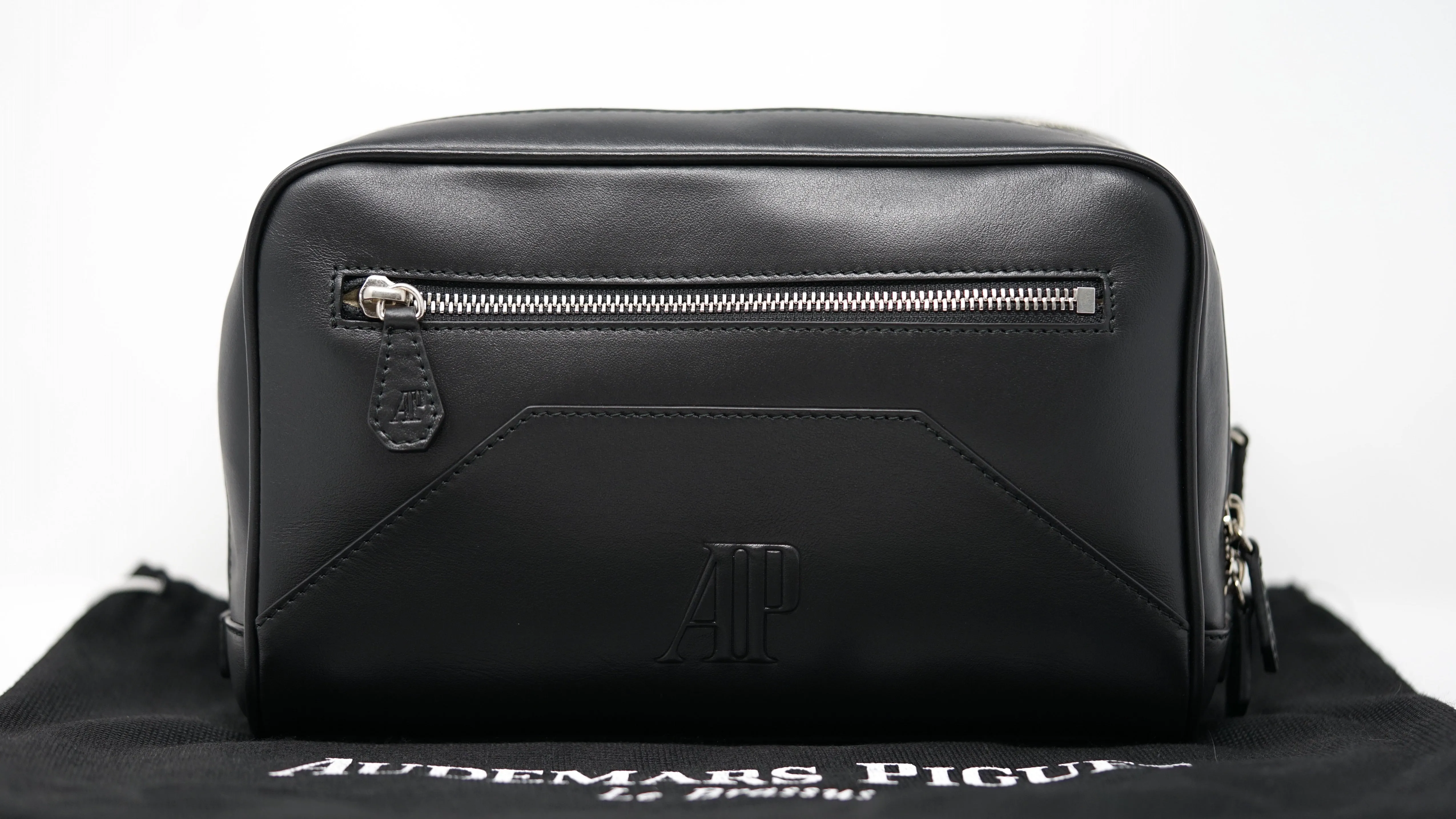 Audemars Piguet Royal Oak Black Leather Watch Bag