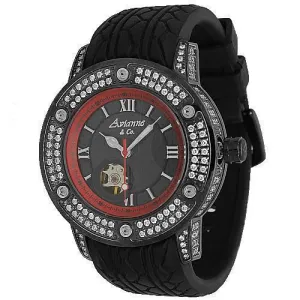 Avianne&Co Mens Steel Roadster Diamond Watch