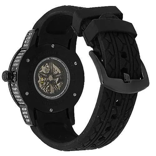 Avianne&Co Mens Steel Roadster Diamond Watch