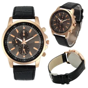 BAOLANDE2017 Women Men Wrist Watches Casual Geneva Faux Leathe