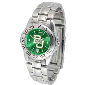Baylor Bears Ladies AnoChrome  Steel Band Sports Watch
