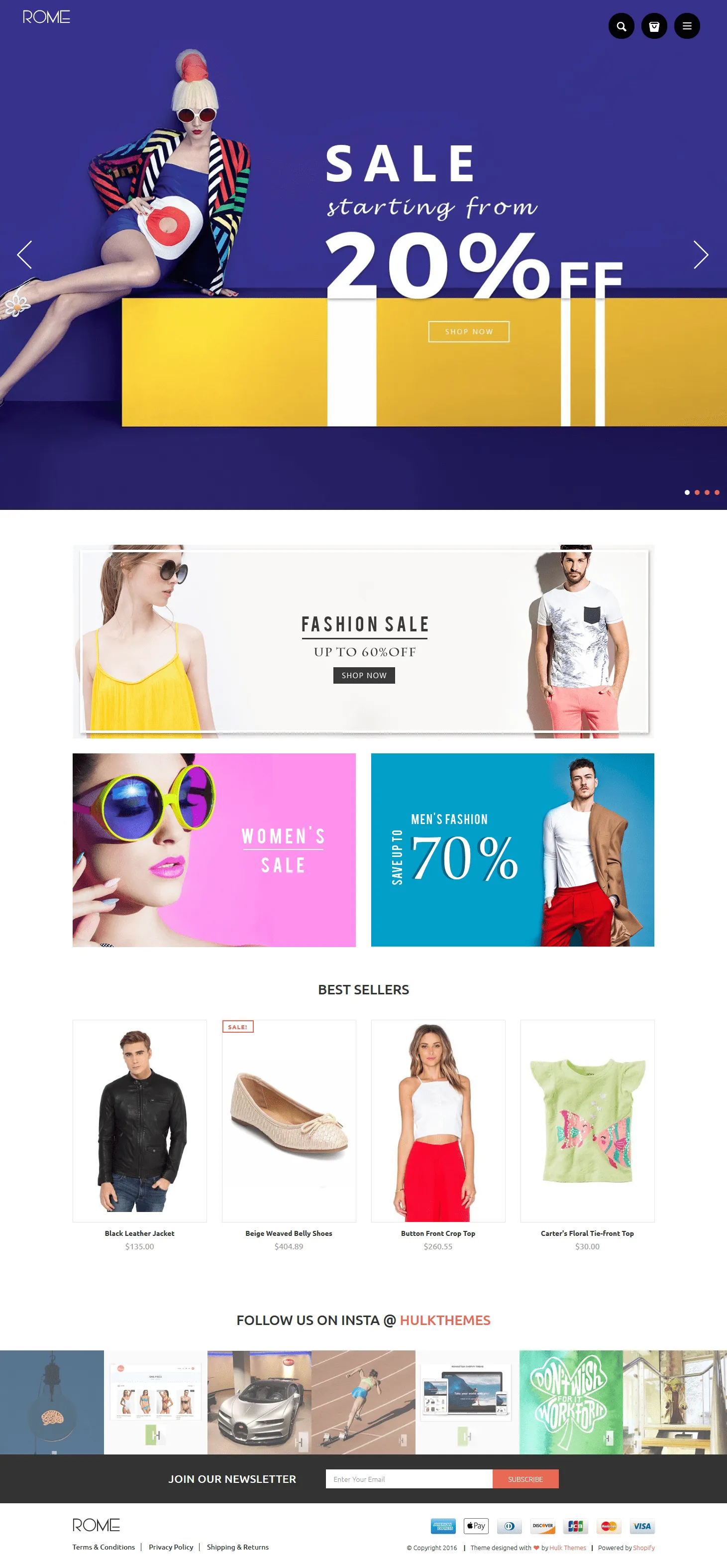 Beauty Shopify Theme - Rome