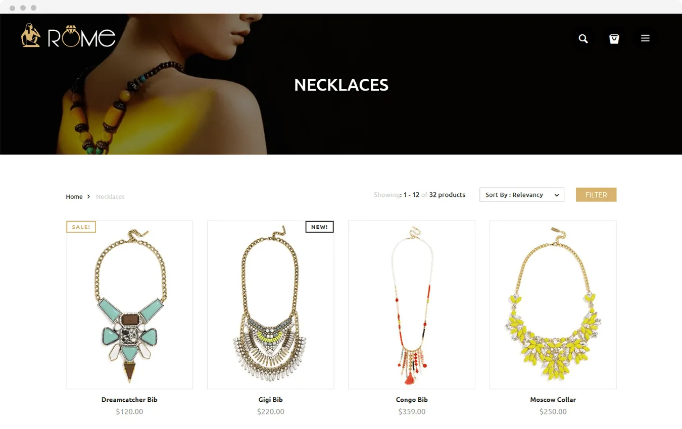 Beauty Shopify Theme - Rome