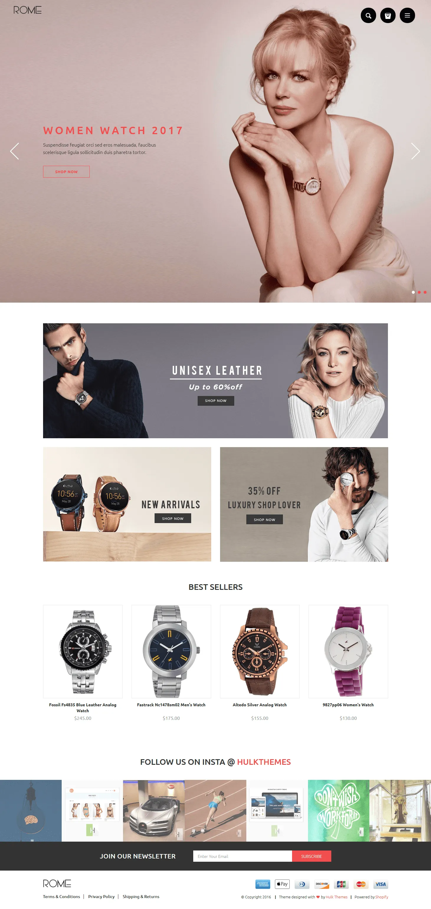 Beauty Shopify Theme - Rome