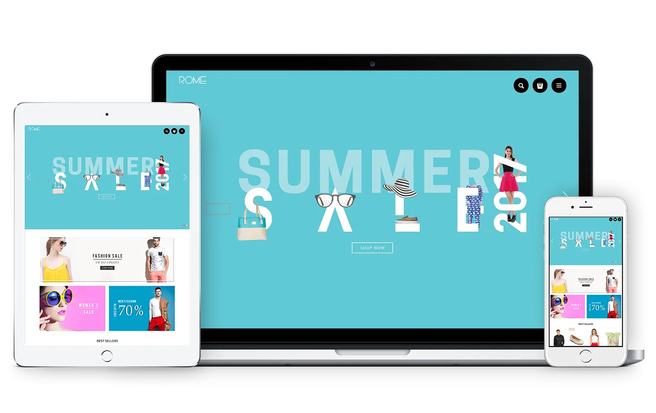 Beauty Shopify Theme - Rome