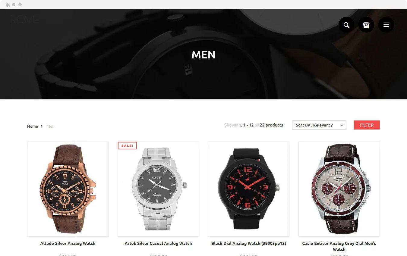 Beauty Shopify Theme - Rome