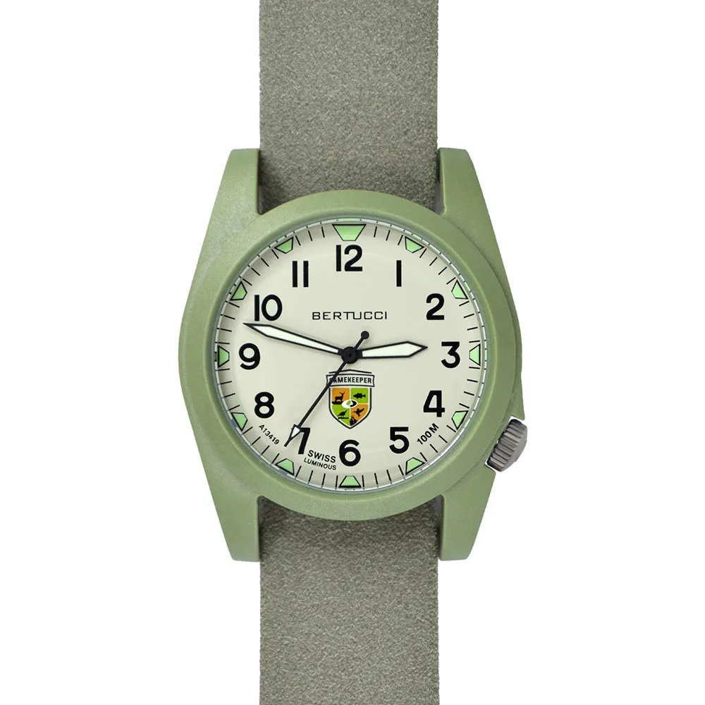 Bertucci Gamekeeper Unisex Foliage Tridura Band Dirt  Quartz Dial Watch - 13380