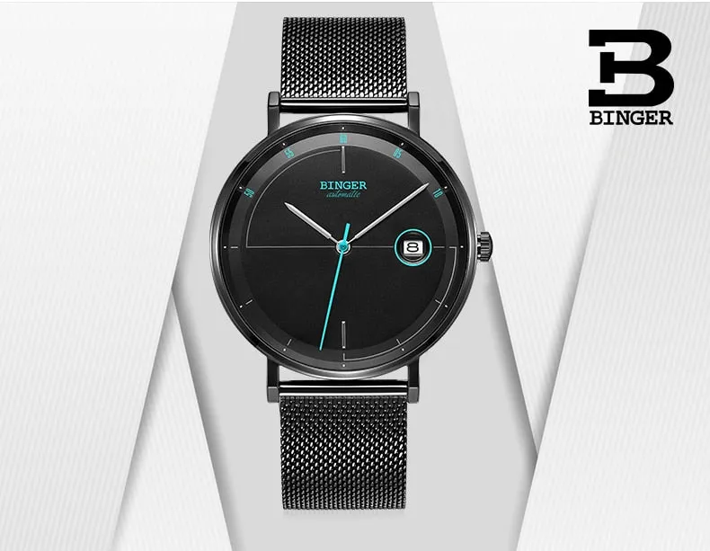 BINGER Swiss Speedo High end Mechanical watch B 5085
