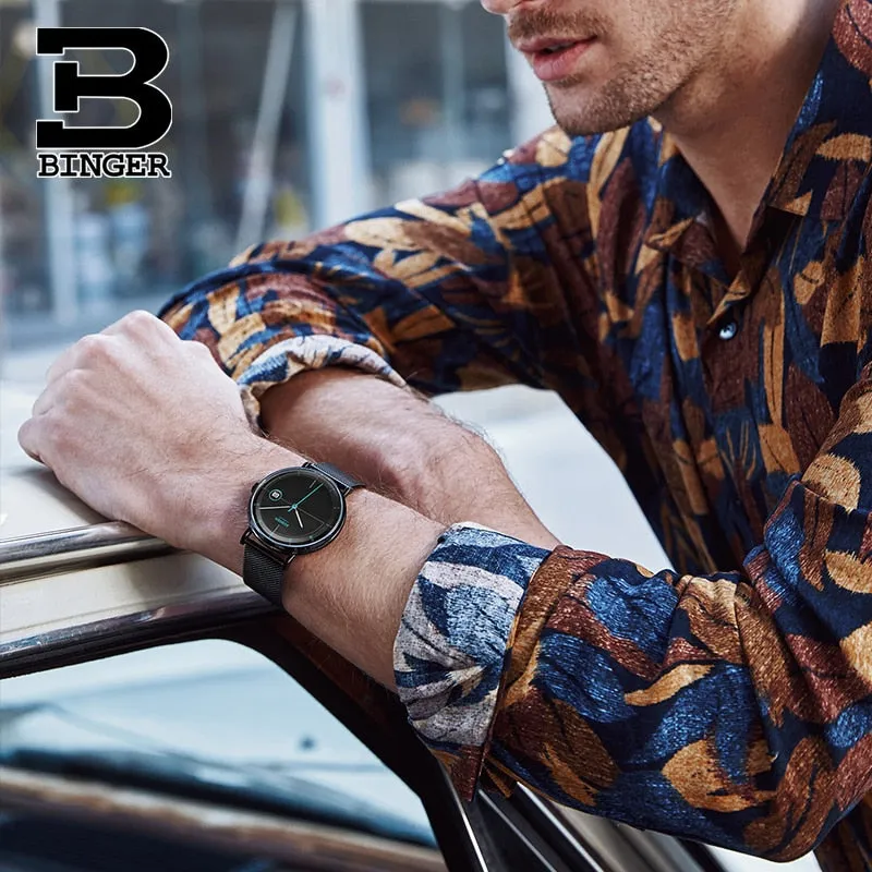 BINGER Swiss Speedo High end Mechanical watch B 5085
