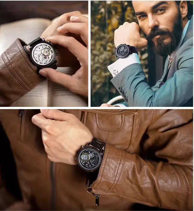 BOBO BIRD FUTURISTIC STYLE WATERPROOF WATCH
