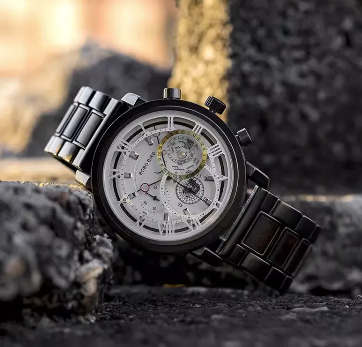 BOBO BIRD FUTURISTIC STYLE WATERPROOF WATCH