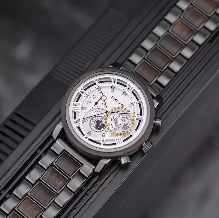 BOBO BIRD FUTURISTIC STYLE WATERPROOF WATCH