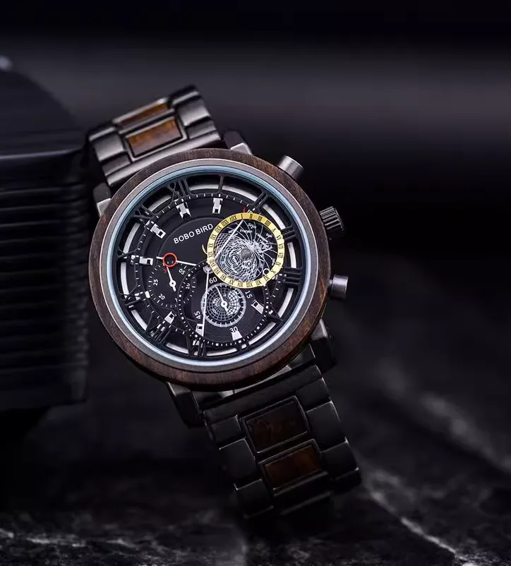 BOBO BIRD FUTURISTIC STYLE WATERPROOF WATCH