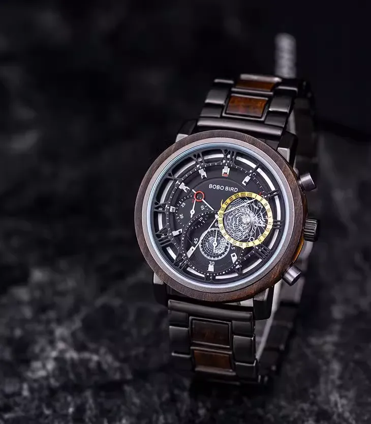 BOBO BIRD FUTURISTIC STYLE WATERPROOF WATCH