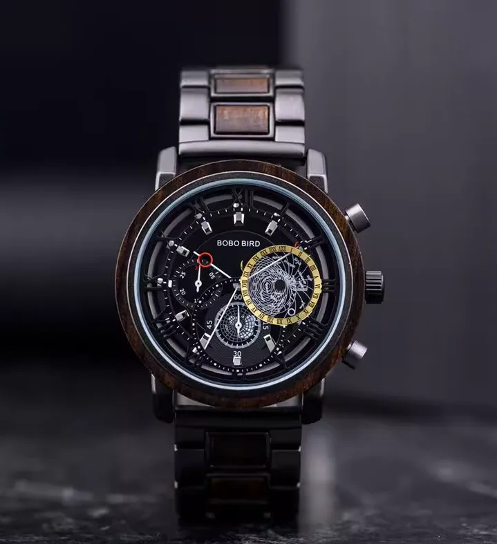 BOBO BIRD FUTURISTIC STYLE WATERPROOF WATCH