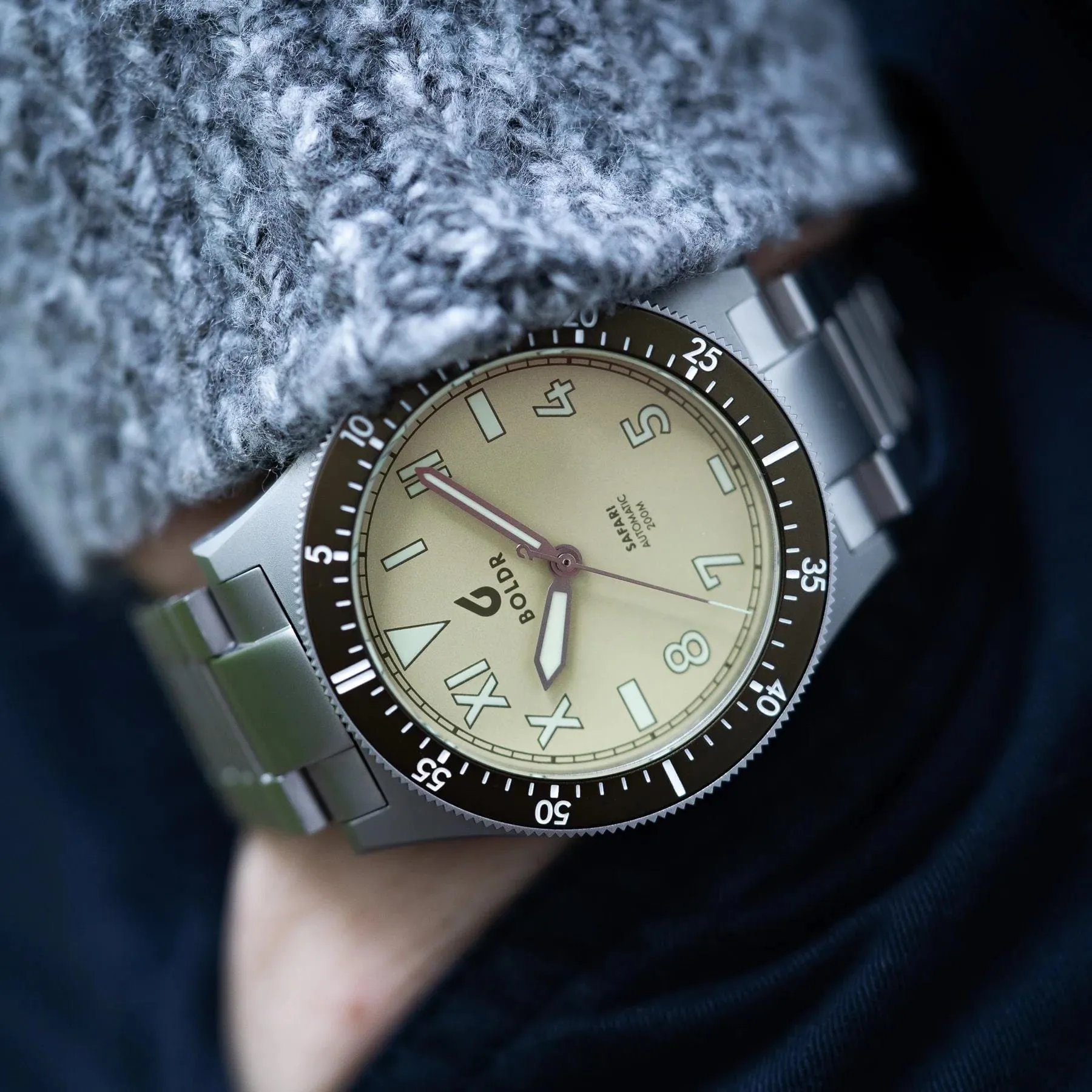 Boldr Safari Defender Automatic Watch Elewana LIKE NEW
