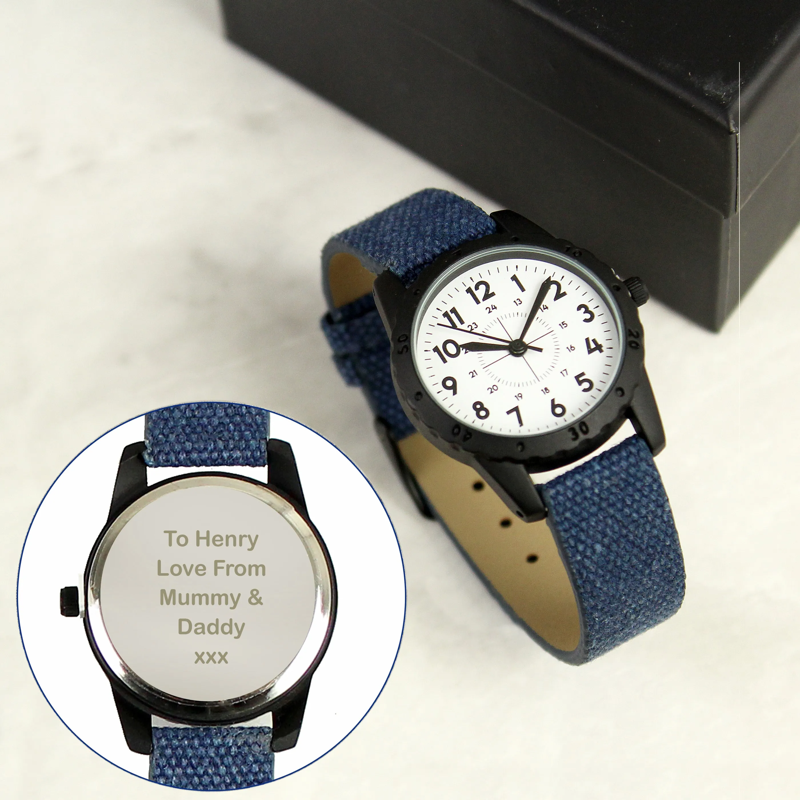 Boy's Engraved Watch