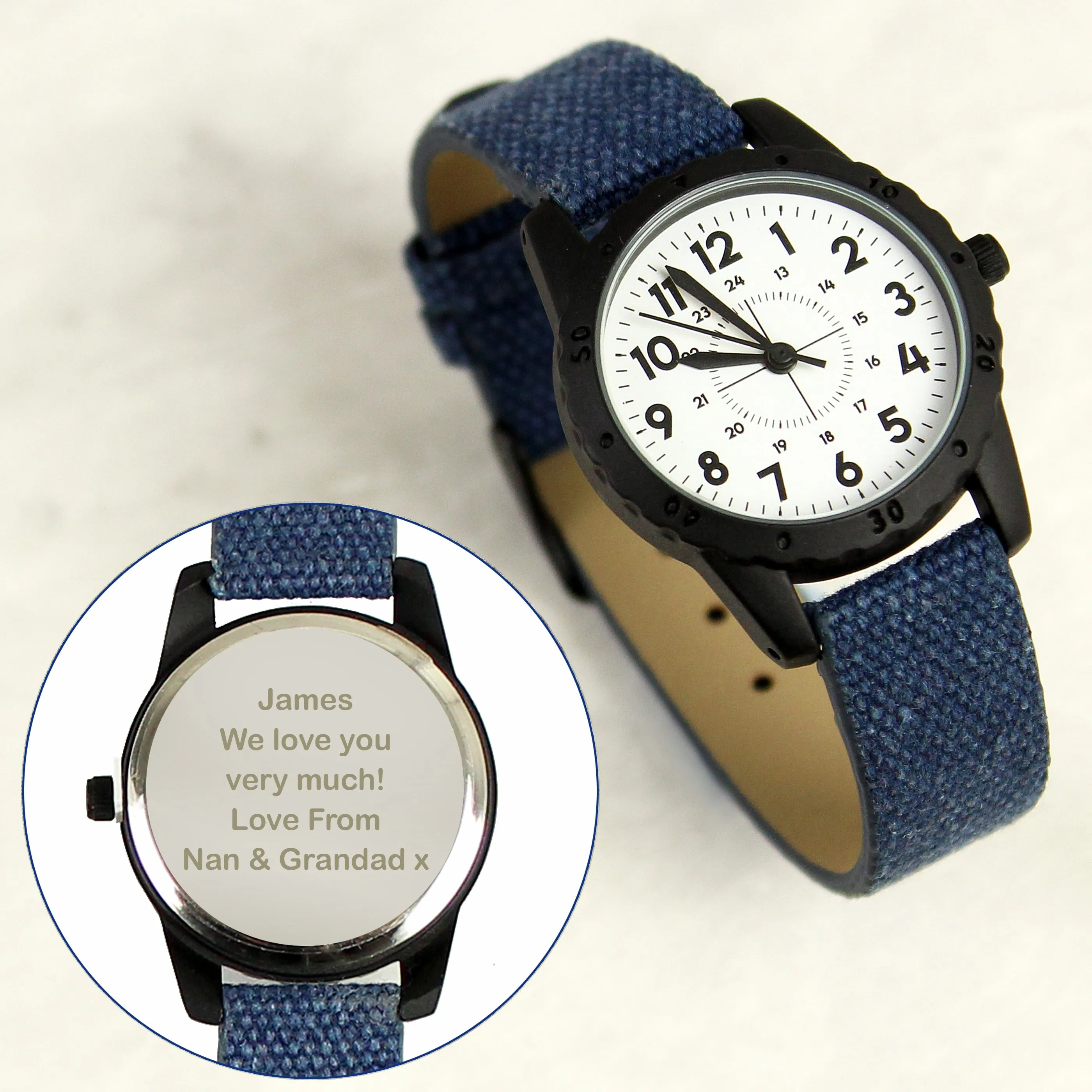 Boy's Engraved Watch