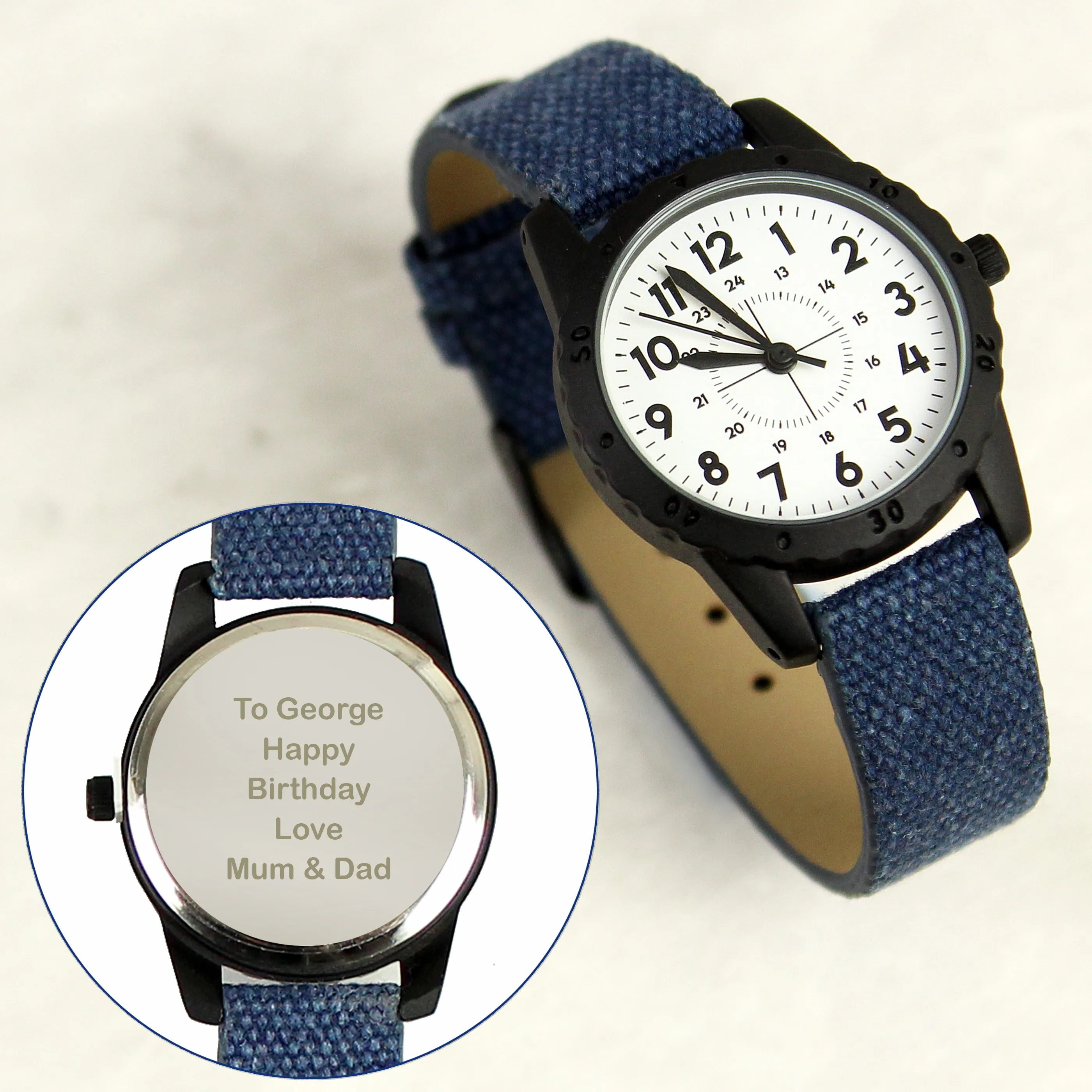 Boy's Engraved Watch