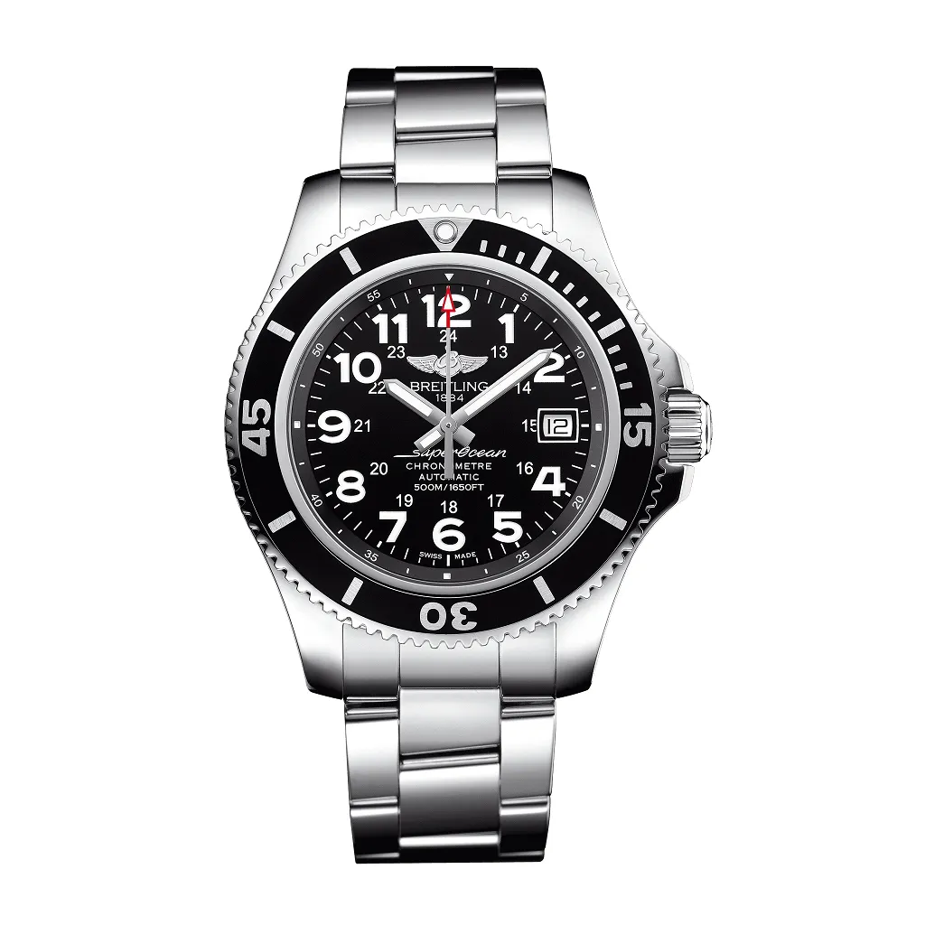 BREITLING Superocean Automatic Stainless Steel Black Mens Watch A17365C9/BD67 161A