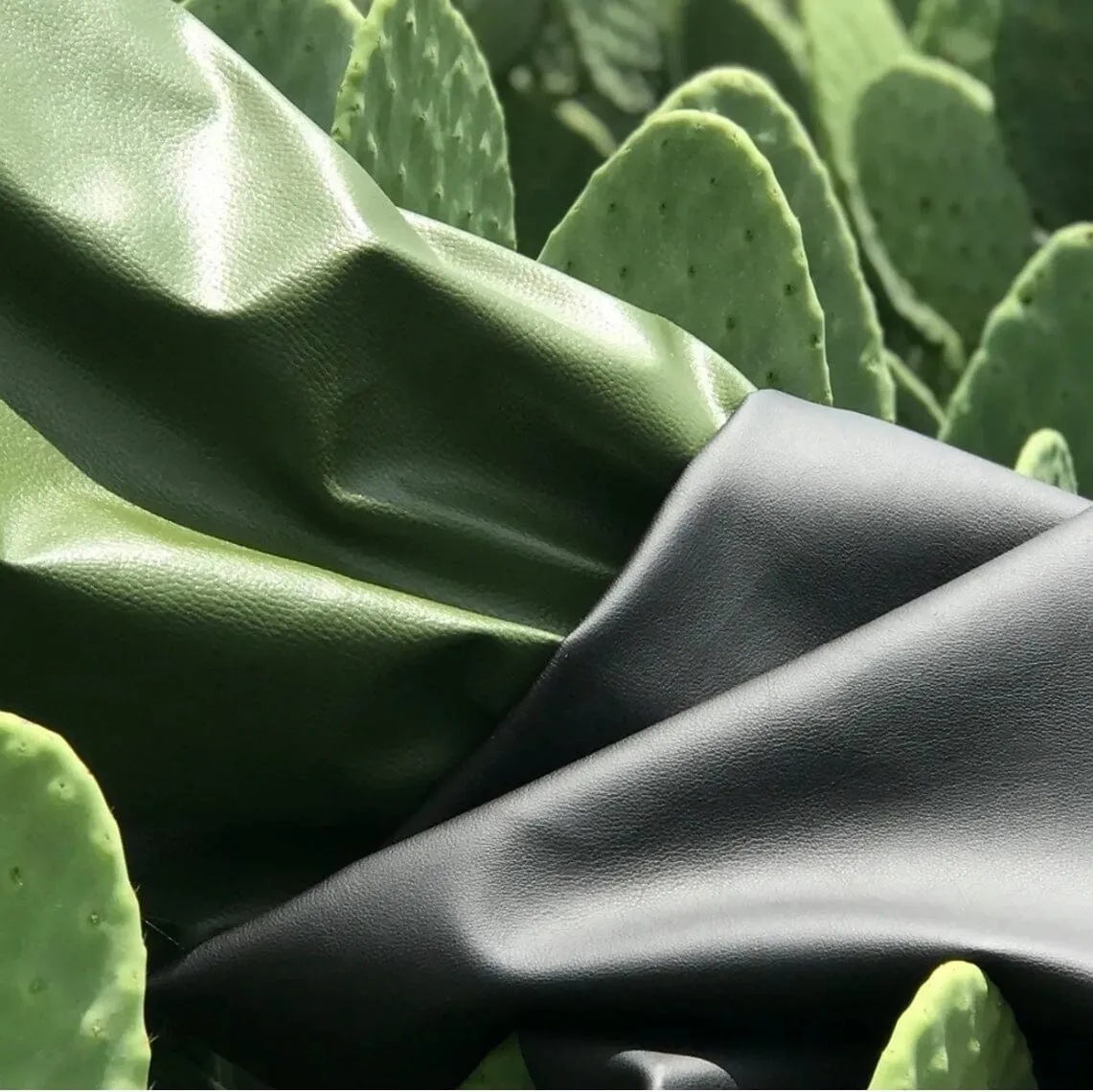 Cactus Leather Watch Strap - Green & Rose Gold