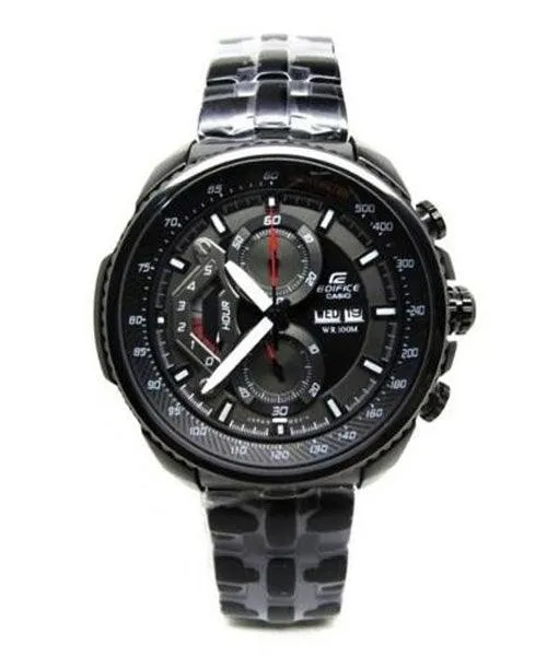 Casio Edifice EF-558BK Full Black Stainless Steel Watch