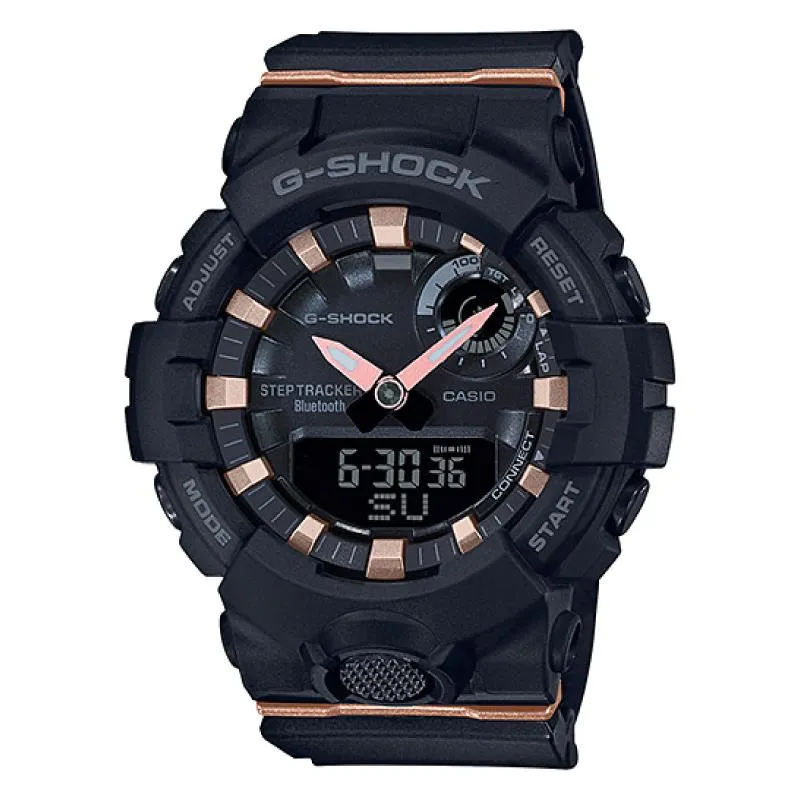 Casio G-Shock S Series G-Squad Bluetooth¶ô¶¸ Black Resin Band Watch GMAB800-1A GMA-B800-1A