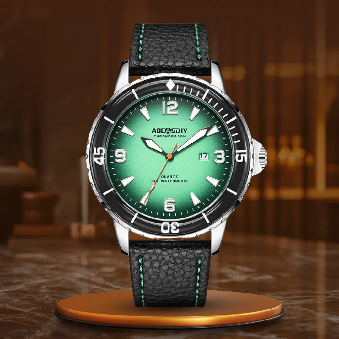 Casual Leather Strap Watch